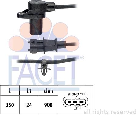 FACET 9.0849 - Generatore di impulsi, Albero a gomiti www.autoricambi360.it