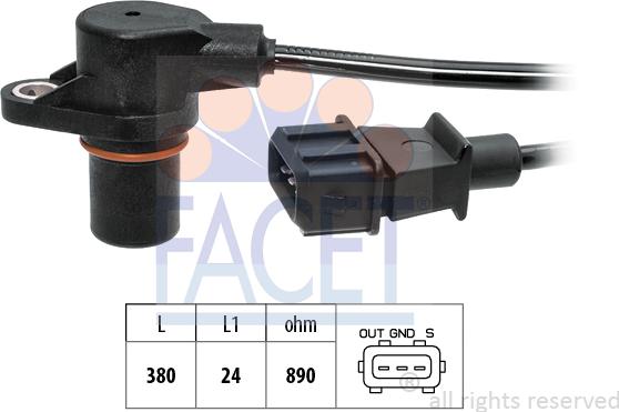 FACET 9.0846 - Generatore di impulsi, Albero a gomiti www.autoricambi360.it