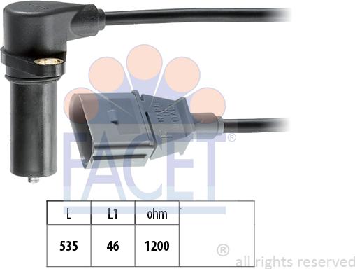 FACET 9.0391 - Generatore di impulsi, Albero a gomiti www.autoricambi360.it