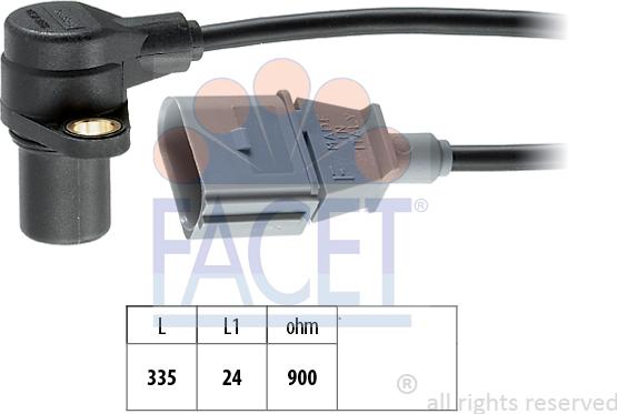 FACET 9.0398 - Generatore di impulsi, Albero a gomiti www.autoricambi360.it