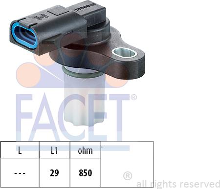 FACET 9.0309 - Sensore n° giri, Cambio automatico www.autoricambi360.it