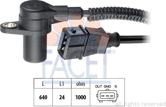 FACET 9.0301 - Generatore di impulsi, Albero a gomiti www.autoricambi360.it