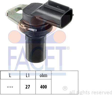FACET 9.0308 - Sensore n° giri, Cambio automatico www.autoricambi360.it
