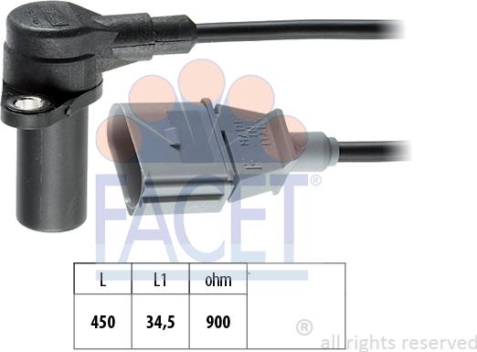 FACET 9.0383 - Generatore di impulsi, Albero a gomiti www.autoricambi360.it