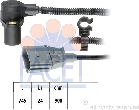 FACET 9.0267 - Generatore di impulsi, Albero a gomiti www.autoricambi360.it