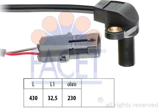 FACET 9.0202 - Generatore di impulsi, Albero a gomiti www.autoricambi360.it