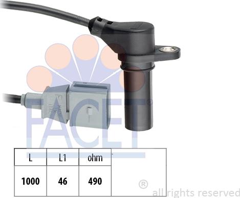 FACET 9.0218 - Generatore di impulsi, Albero a gomiti www.autoricambi360.it