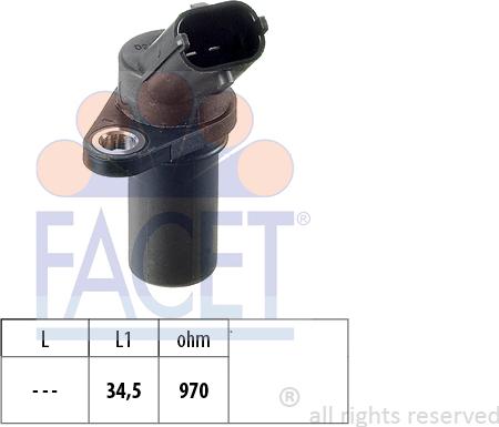 FACET 9.0235 - Generatore di impulsi, Albero a gomiti www.autoricambi360.it