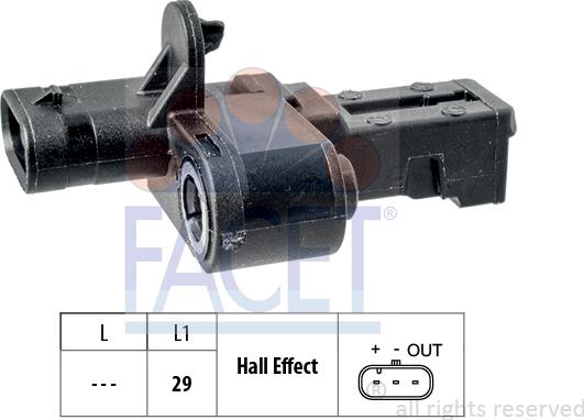 FACET 9.0792 - Generatore di impulsi, Albero a gomiti www.autoricambi360.it