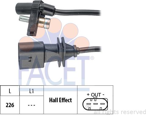 FACET 9.0759 - Generatore di impulsi, Albero a gomiti www.autoricambi360.it