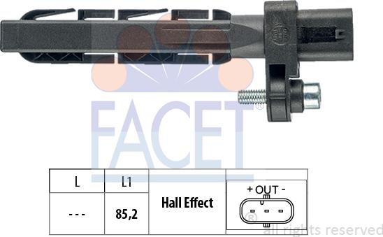 FACET 9.0758 - Generatore di impulsi, Albero a gomiti www.autoricambi360.it
