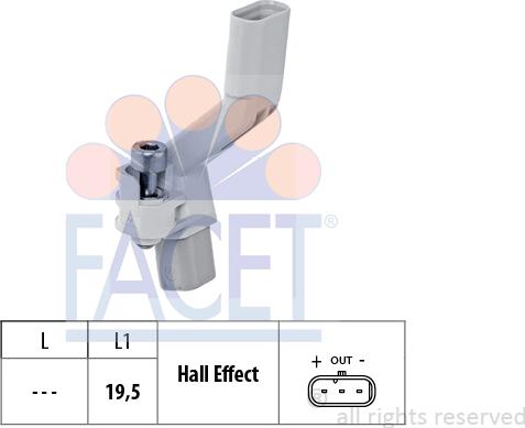 FACET 9.0708 - Generatore di impulsi, Albero a gomiti www.autoricambi360.it