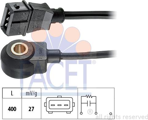 FACET 9.3002 - Sensore di detonazione www.autoricambi360.it