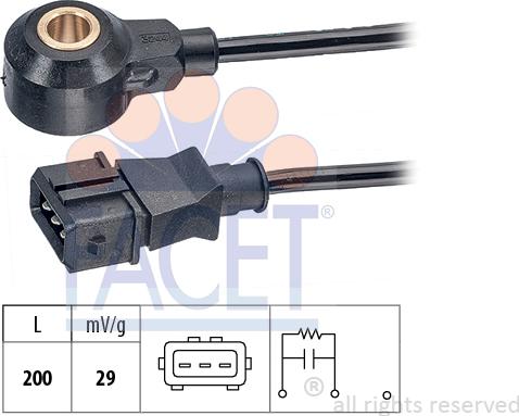 FACET 9.3244 - Sensore di detonazione www.autoricambi360.it