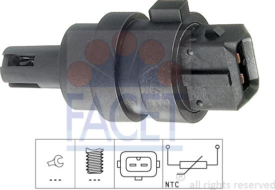 FACET 10.4013 - Sensore, Temperatura aria aspirata www.autoricambi360.it