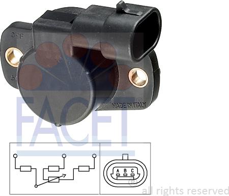 FACET 10.5083 - Sensore, Regolazione valvola farfalla www.autoricambi360.it