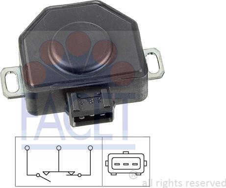 FACET 10.5032 - Sensore, Regolazione valvola farfalla www.autoricambi360.it