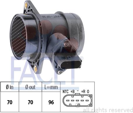 FACET 10.1380 - Debimetro www.autoricambi360.it