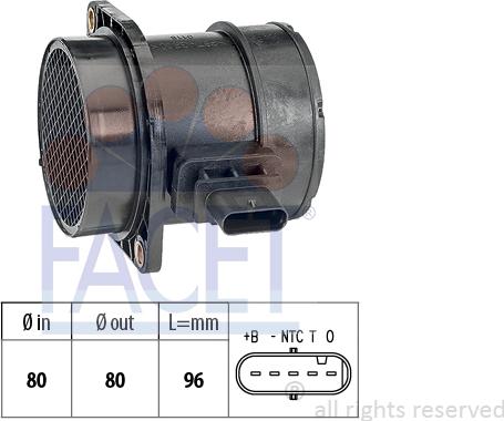 FACET 10.1376 - Debimetro www.autoricambi360.it