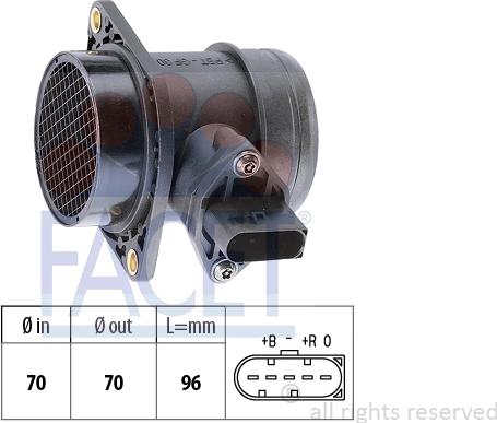 FACET 10.1284 - Debimetro www.autoricambi360.it