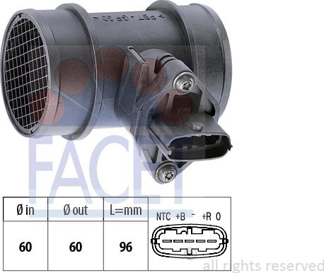 FACET 10.1285 - Debimetro www.autoricambi360.it