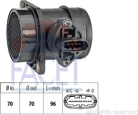 FACET 10.1283 - Debimetro www.autoricambi360.it