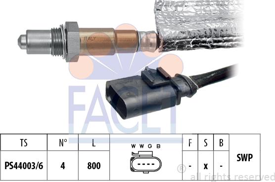 FACET 10.8499 - Sonda lambda www.autoricambi360.it