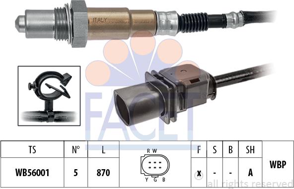 FACET 10.8497 - Sonda lambda www.autoricambi360.it