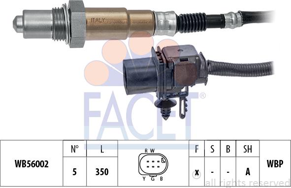 FACET 10.8465 - Sonda lambda www.autoricambi360.it