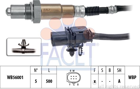 FACET 10.8405 - Sonda lambda www.autoricambi360.it