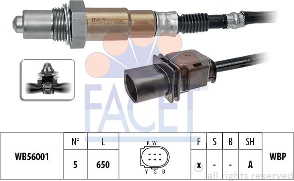 FACET 10.8415 - Sonda lambda www.autoricambi360.it