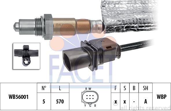FACET 10.8412 - Sonda lambda www.autoricambi360.it