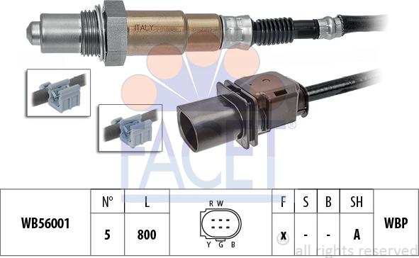 FACET 10.8430 - Sonda lambda www.autoricambi360.it