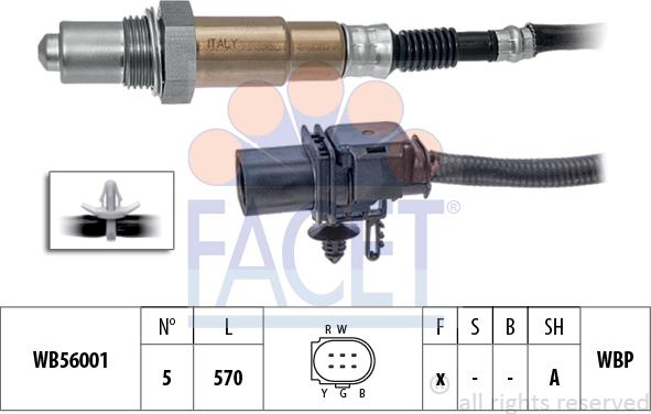 FACET 108438 - Sonda lambda www.autoricambi360.it