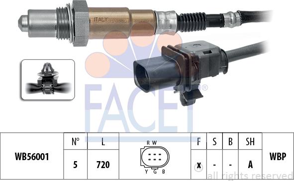 FACET 10.8424 - Sonda lambda www.autoricambi360.it