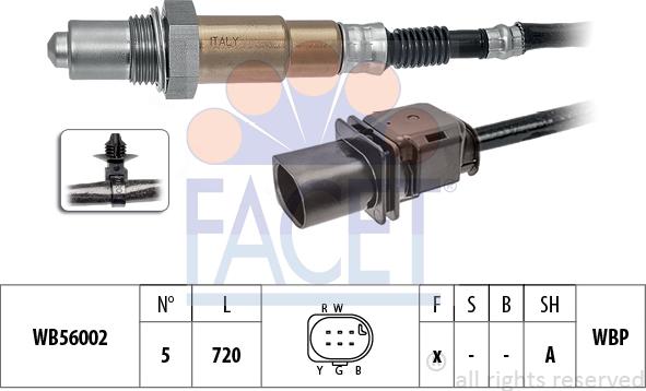 FACET 10.8479 - Sonda lambda www.autoricambi360.it