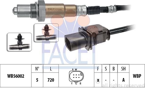 FACET 10.8478 - Sonda lambda www.autoricambi360.it