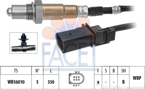 FACET 10.8594 - Sonda lambda www.autoricambi360.it