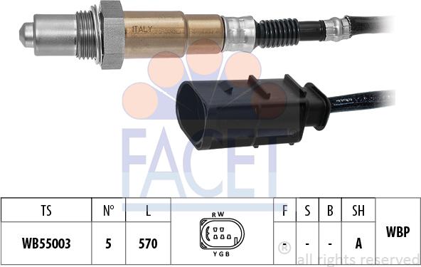 FACET 10.8545 - Sonda lambda www.autoricambi360.it