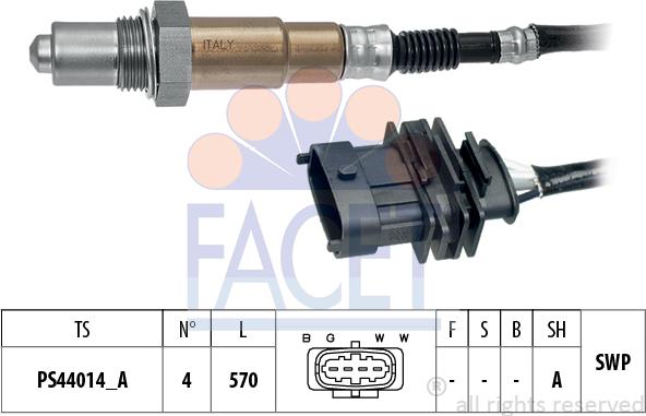 FACET 10.8546 - Sonda lambda www.autoricambi360.it