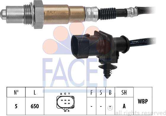 FACET 10.8542 - Sonda lambda www.autoricambi360.it