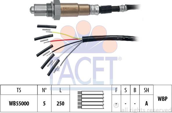 FACET 10.8560 - Sonda lambda www.autoricambi360.it