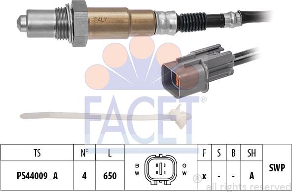 FACET 10.8550 - Sonda lambda www.autoricambi360.it