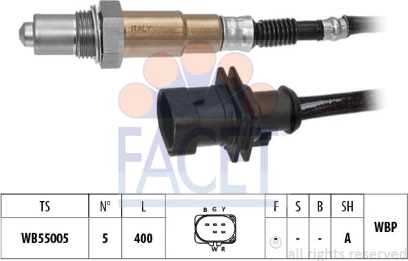FACET 10.8569 - Sonda lambda www.autoricambi360.it