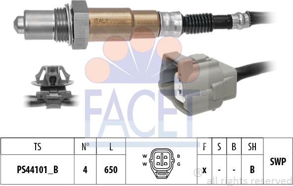 FACET 10.8566 - Sonda lambda www.autoricambi360.it