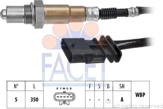 FACET 10.8567 - Sonda lambda www.autoricambi360.it