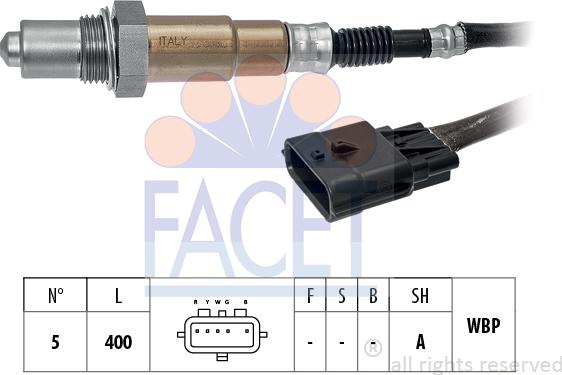 FACET 10.8504 - Sonda lambda www.autoricambi360.it
