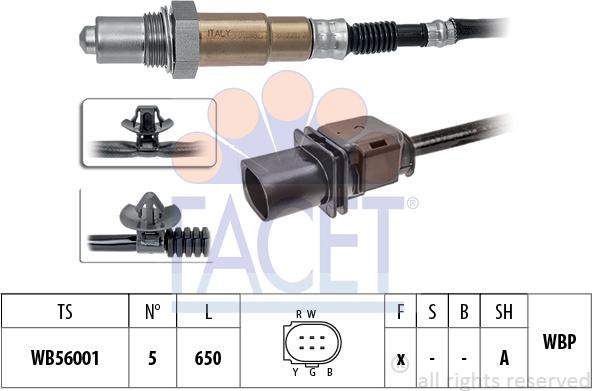 FACET 10.8500 - Sonda lambda www.autoricambi360.it