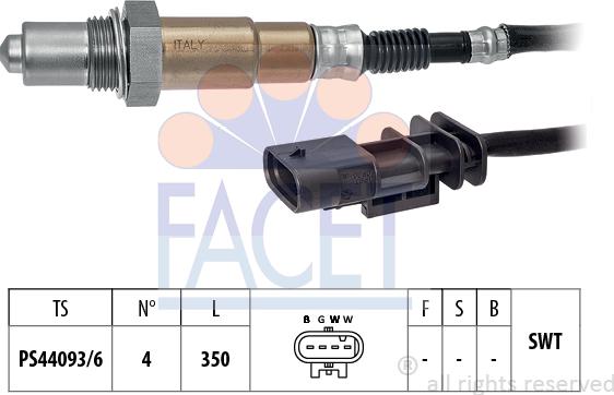 FACET 10.8508 - Sonda lambda www.autoricambi360.it