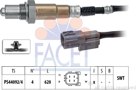 FACET 10.8514 - Sonda lambda www.autoricambi360.it